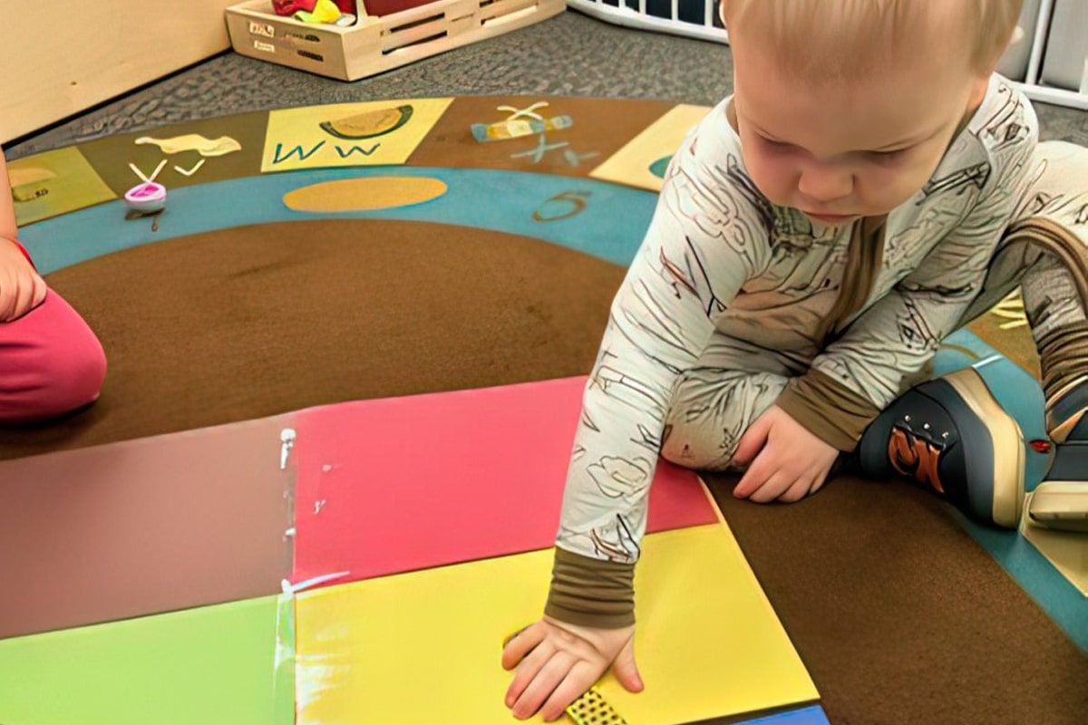 Children Use Shapes, Colors, & Textures In Exploratory Play